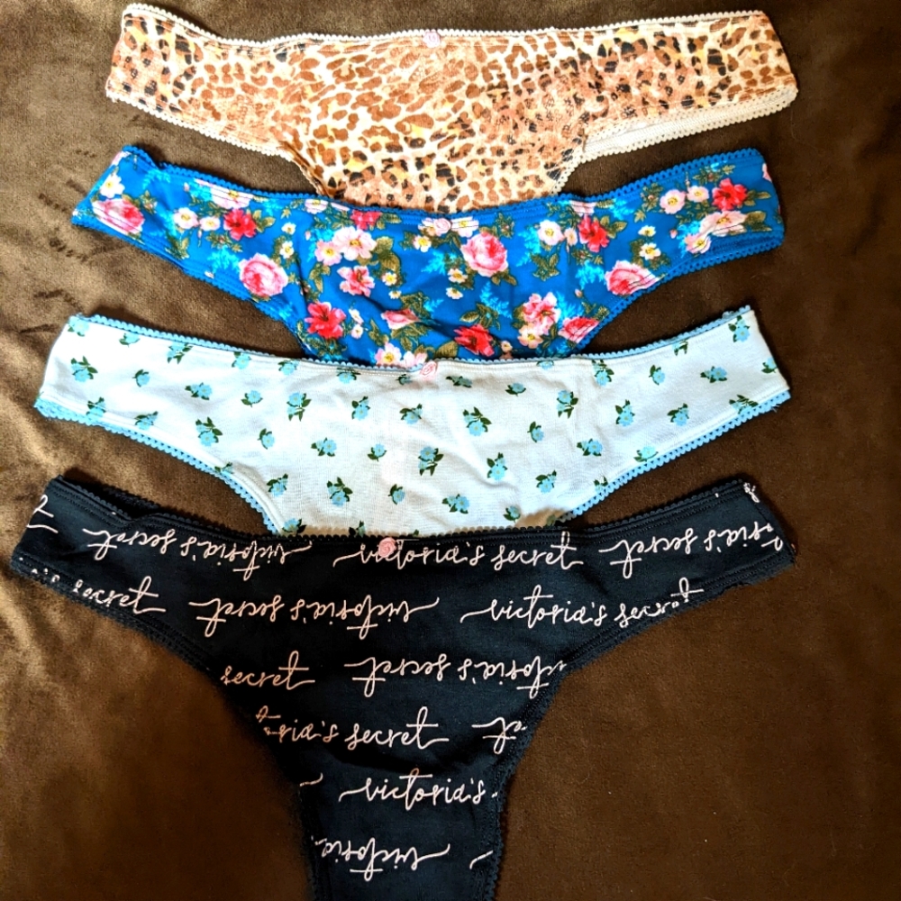 Victoria Secret Thong Panties Bundle (x4) Sz: XL  BNWT!